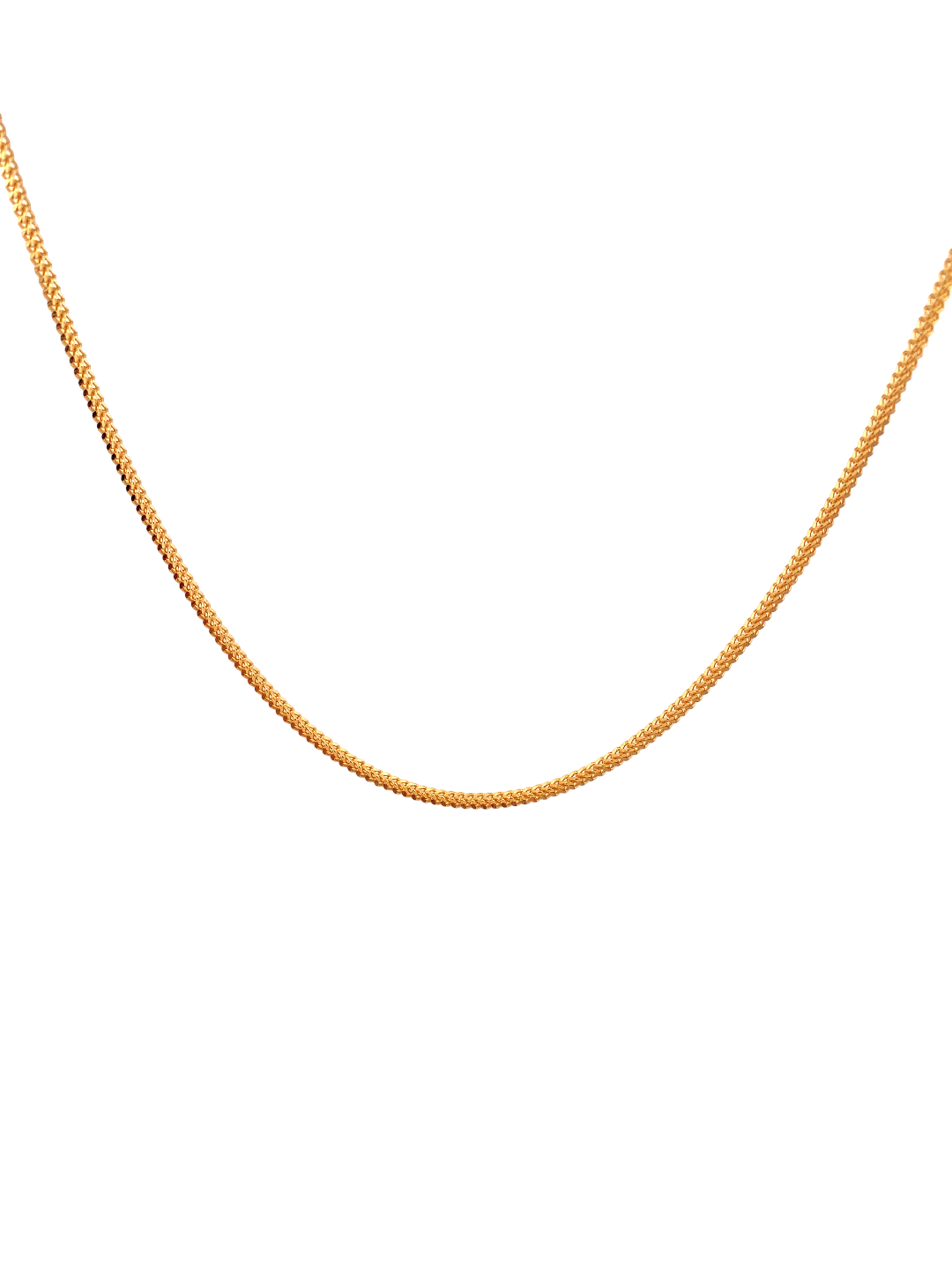 24'' 22K Gold Franco Designer Chain