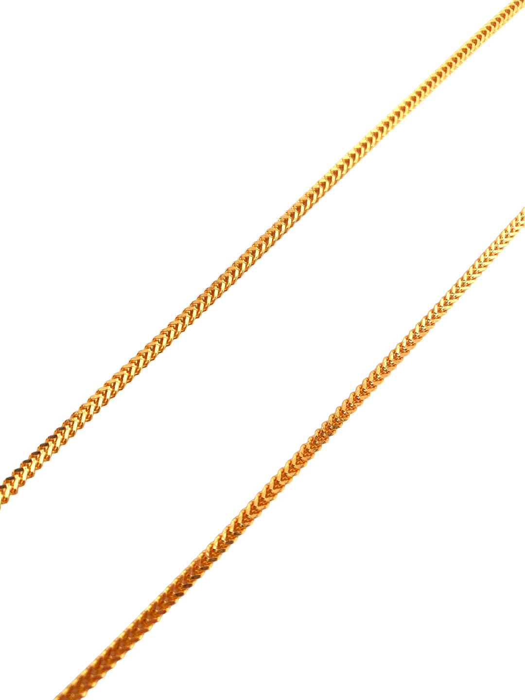 24'' 22K Gold Franco Designer Chain