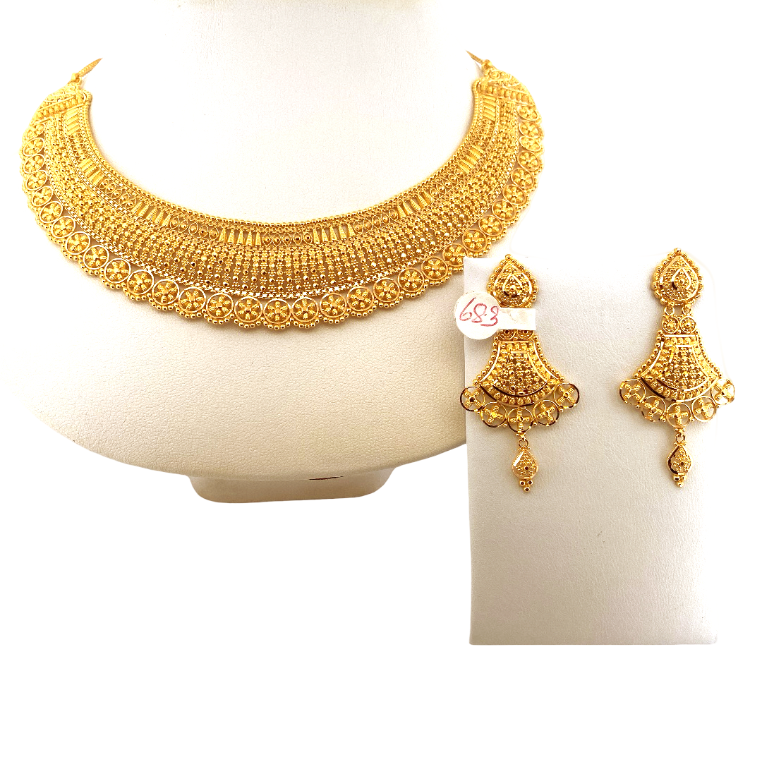 22K Gold Designer Bridal Set