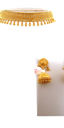 222K Gold Designer Jewellery Set