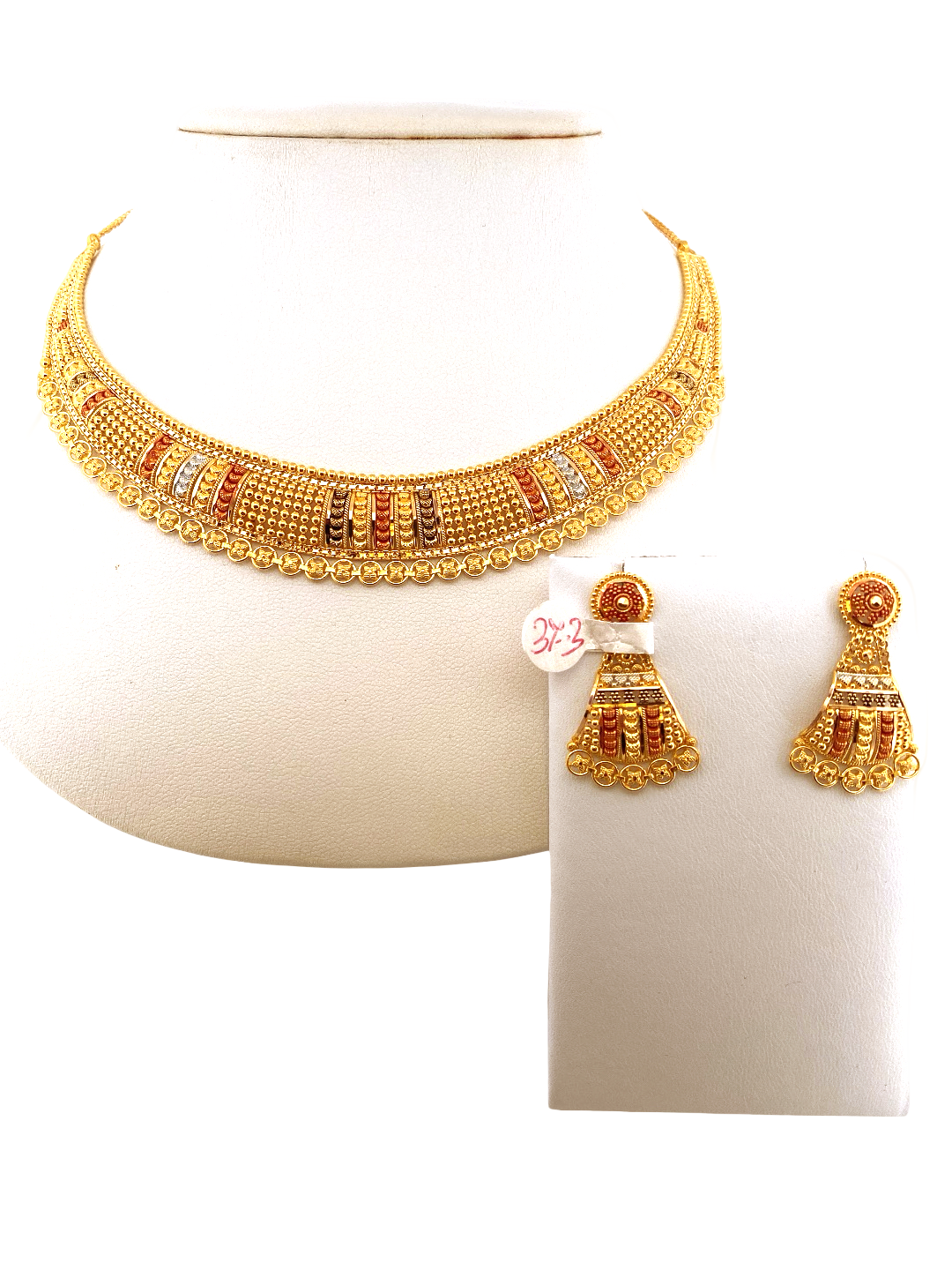 22K Gold Two-tone Designer Jewellery Set