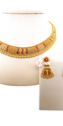 22K Gold Two-tone Designer Jewellery Set