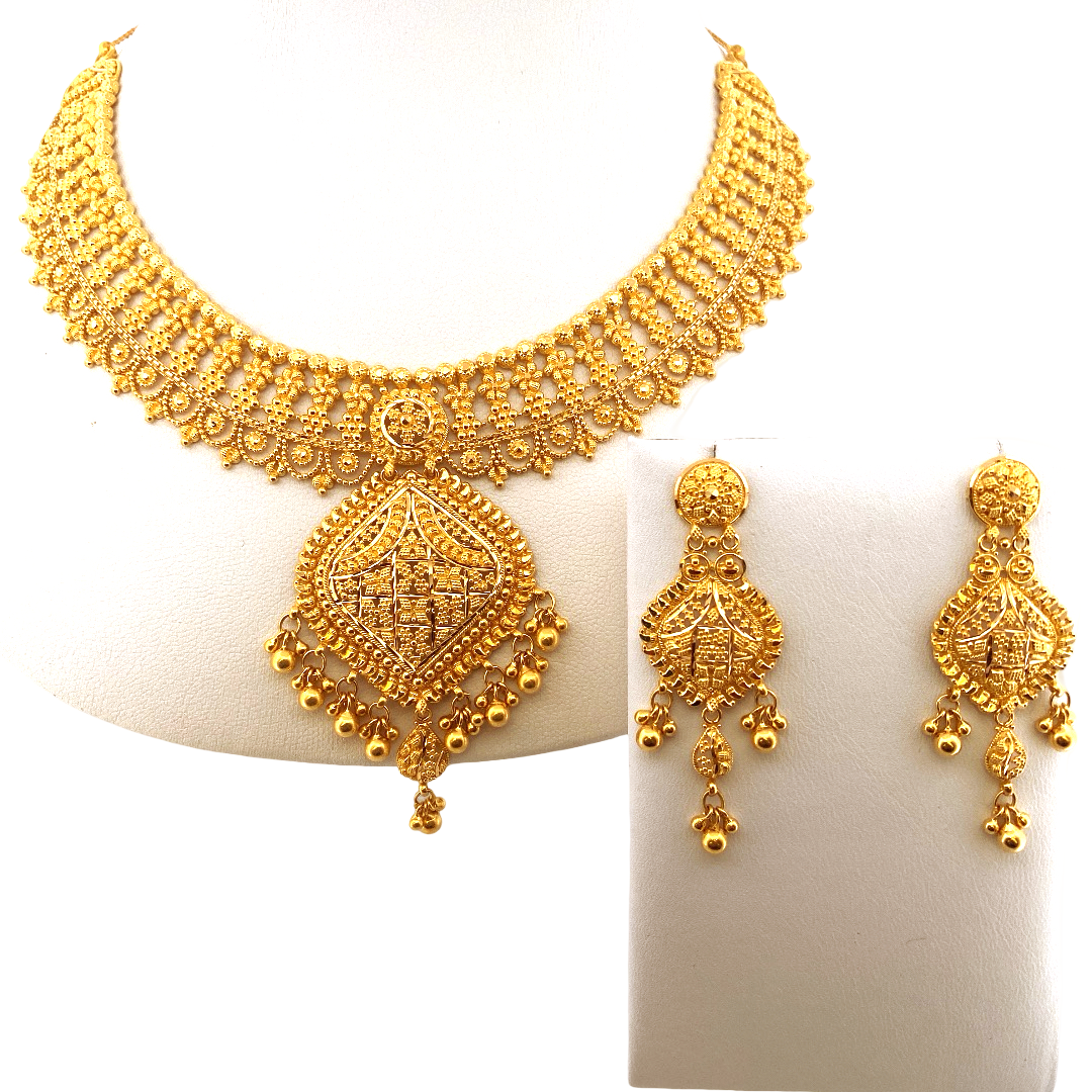 22K Gold Designer Bridal Set