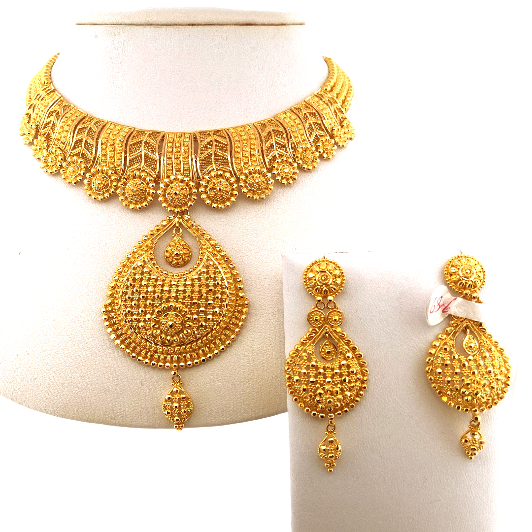 22K Gold Designer Bridal Set