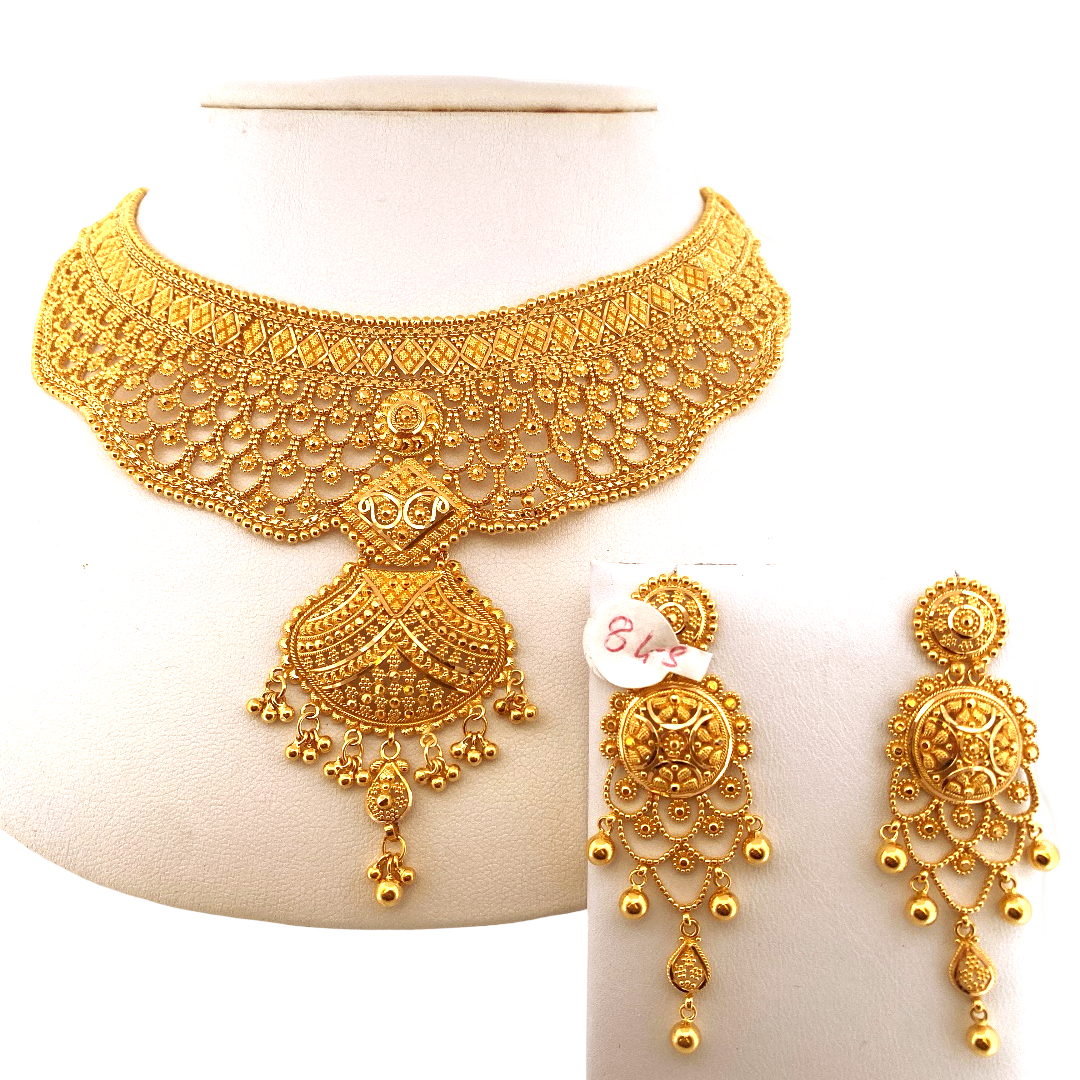 22K Gold Designer Bridal Set