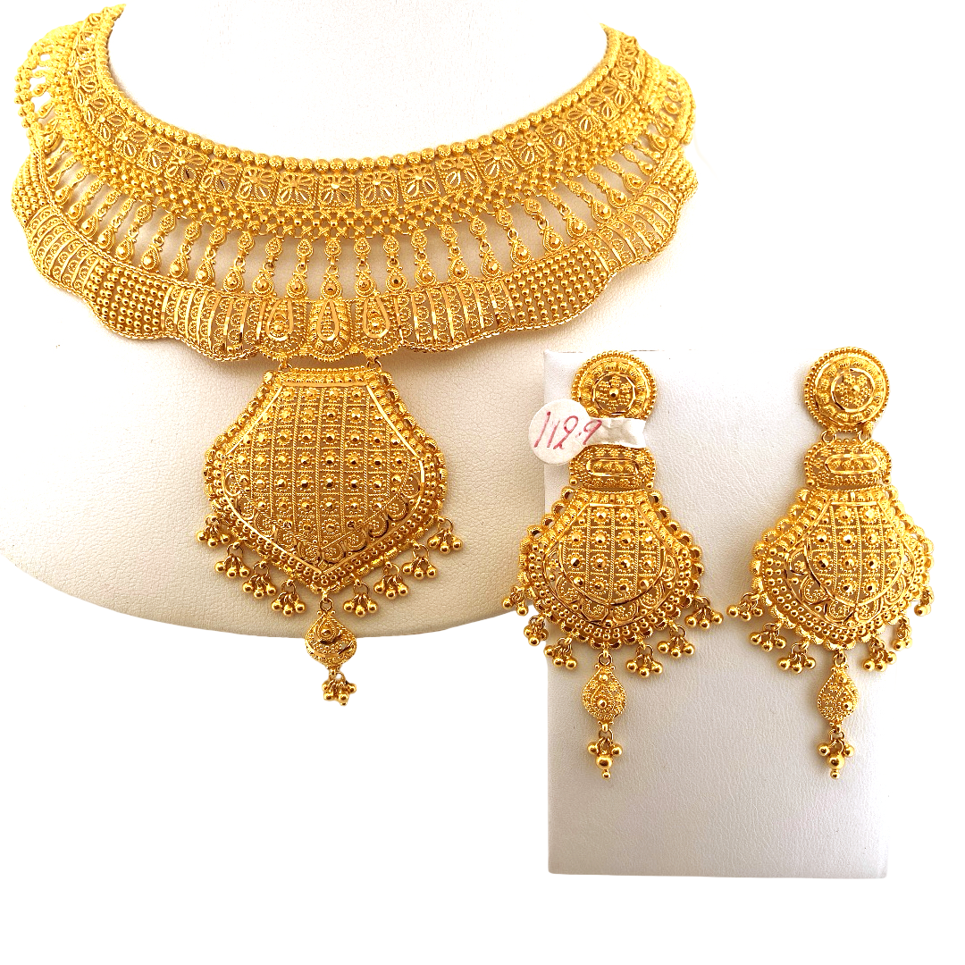 22K Gold Designer Bridal Set