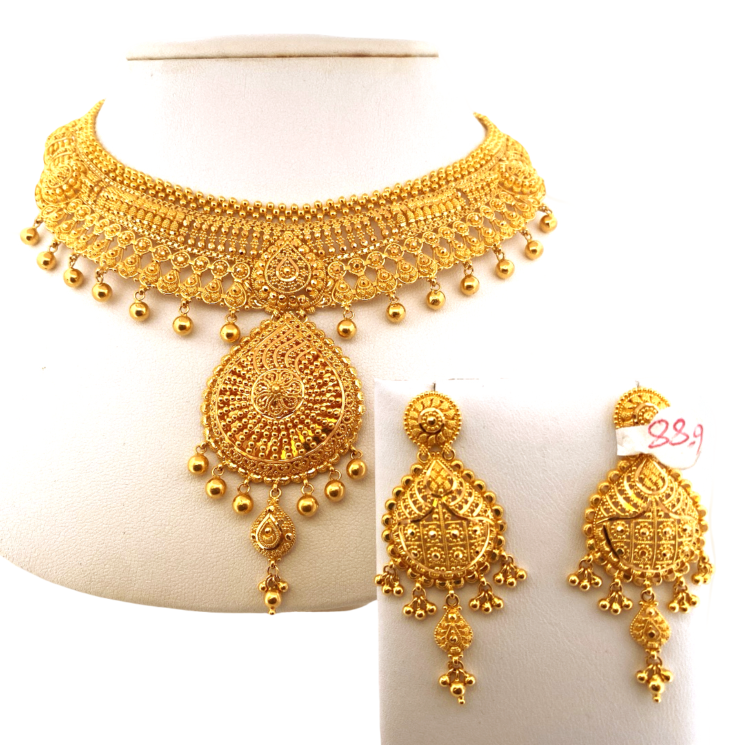 22K Gold Designer Bridal Set