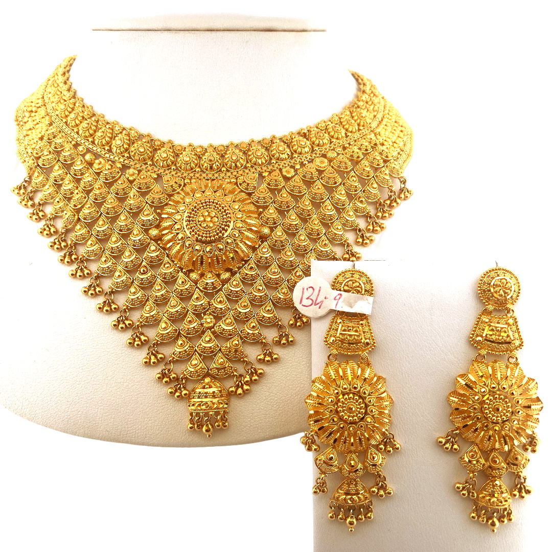 22K Gold Designer Bridal Set