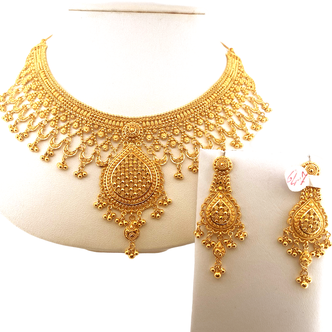 22K Gold Designer Bridal Set