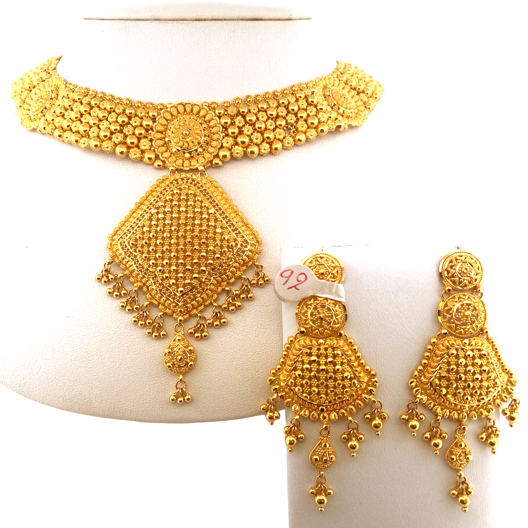 22K Gold Designer Bridal Set