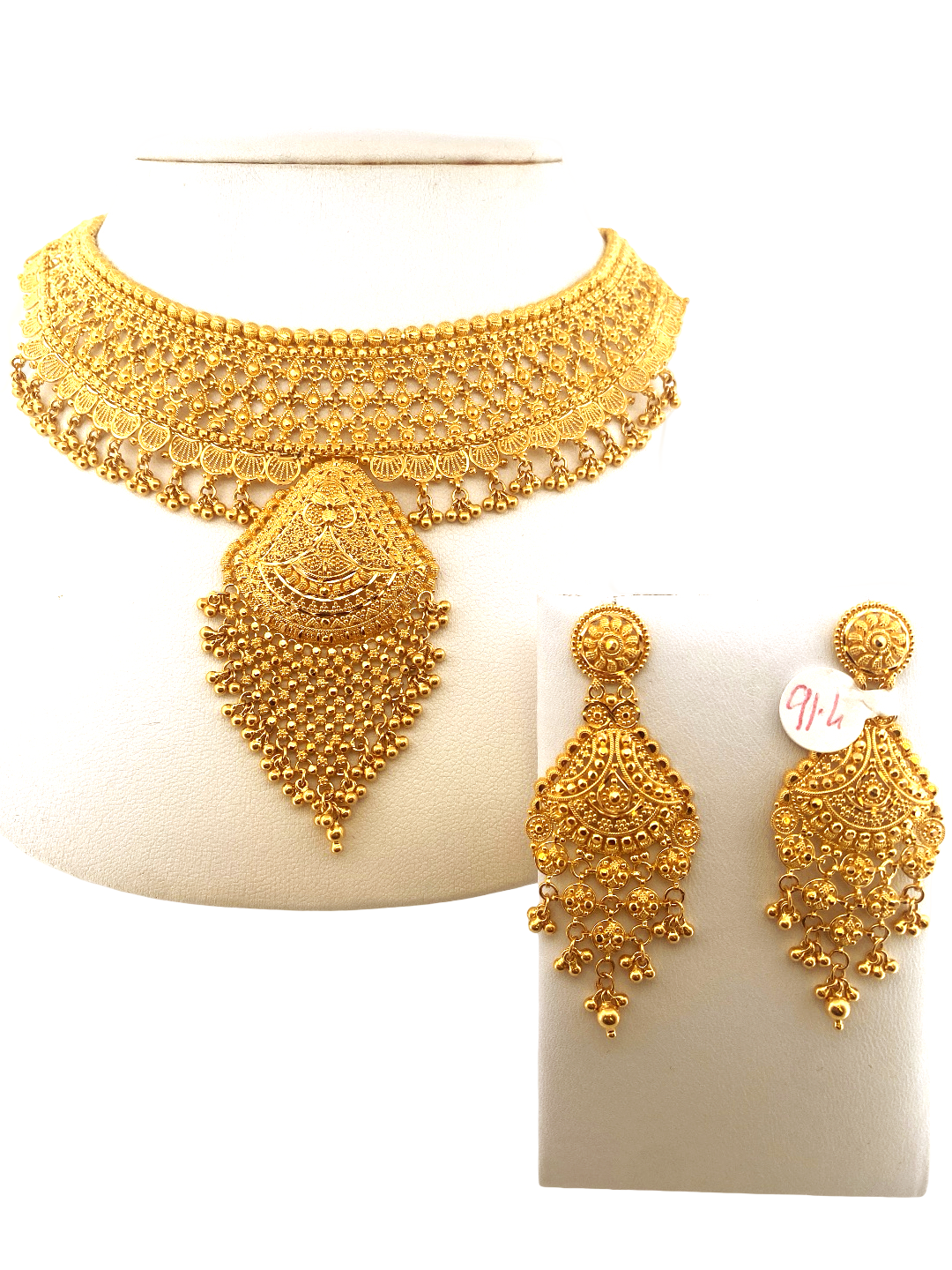22K Gold Designer Bridal Set