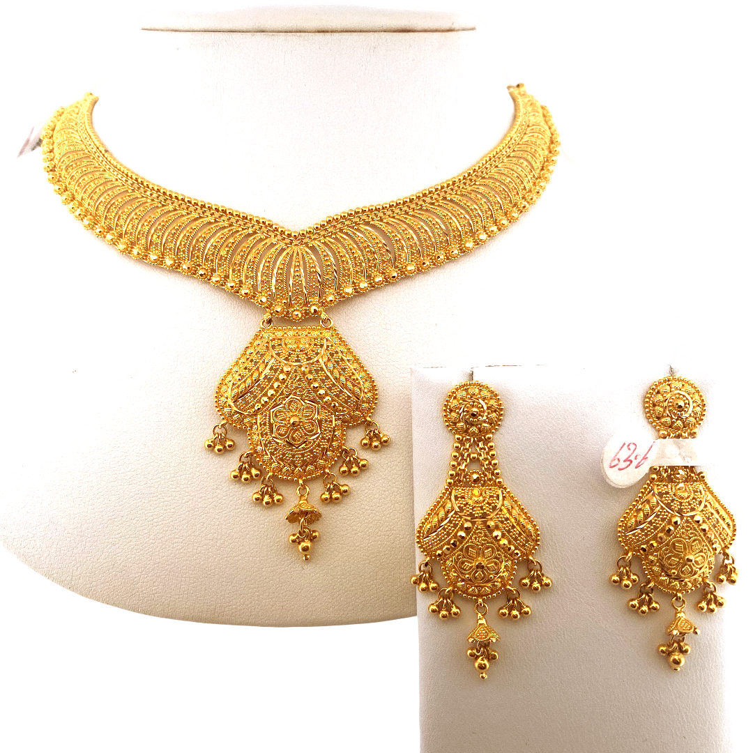 22K Gold Designer Bridal Set