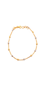 22K Gold Two-tone Designer Ladies Bracelet
