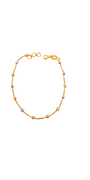 22K Gold Two-tone Designer Ladies Bracelet