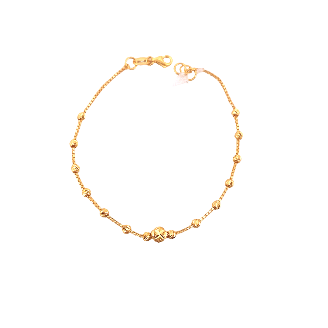 22K Gold Designer Ladies Bracelet