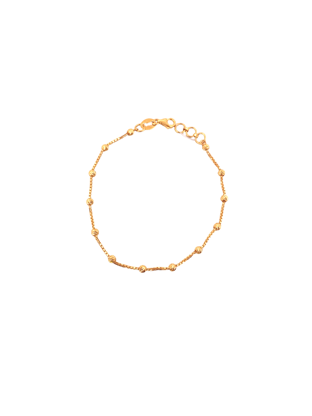 22K Gold Two-tone Designer Ladies Bracelet