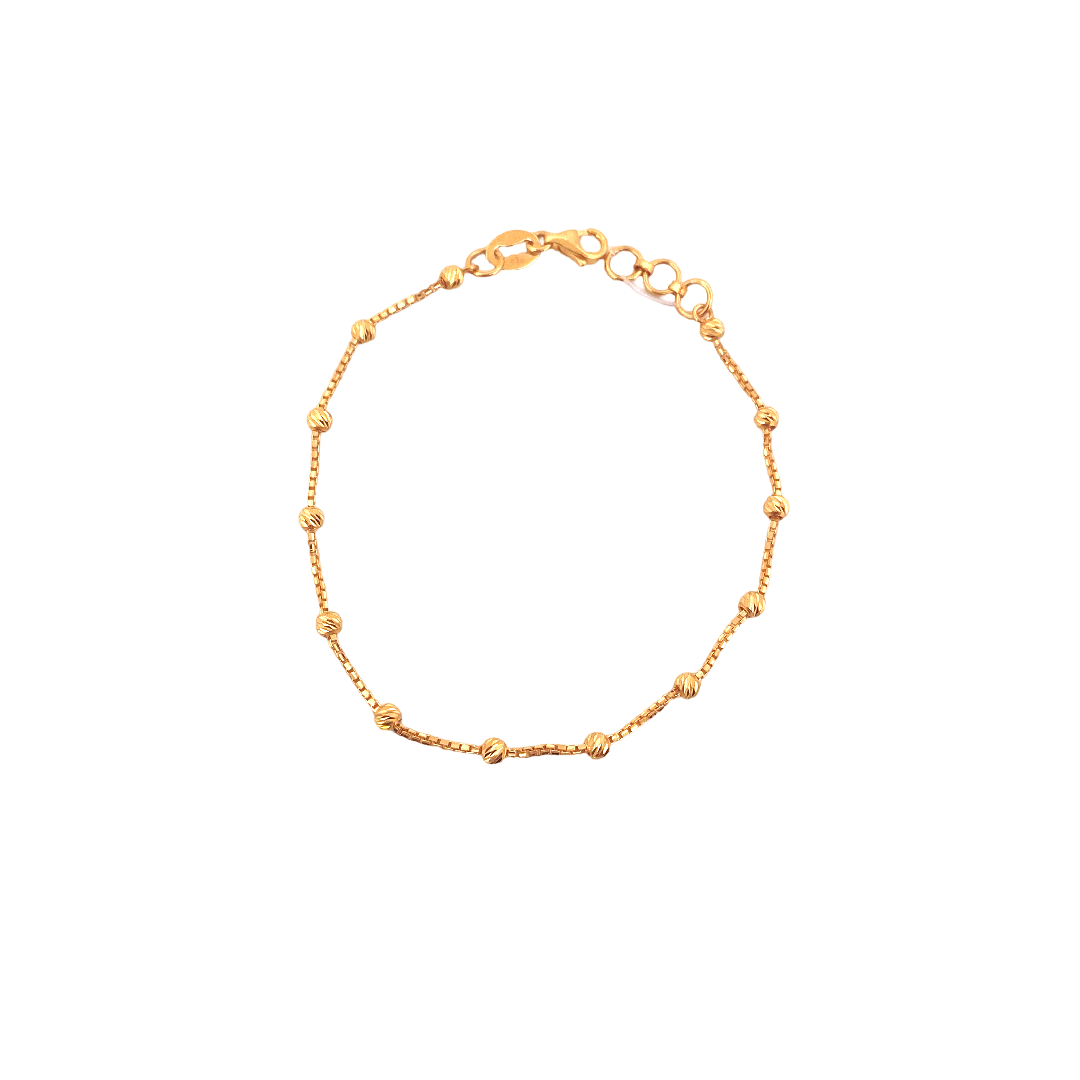 22K Gold Designer Ladies Bracelet
