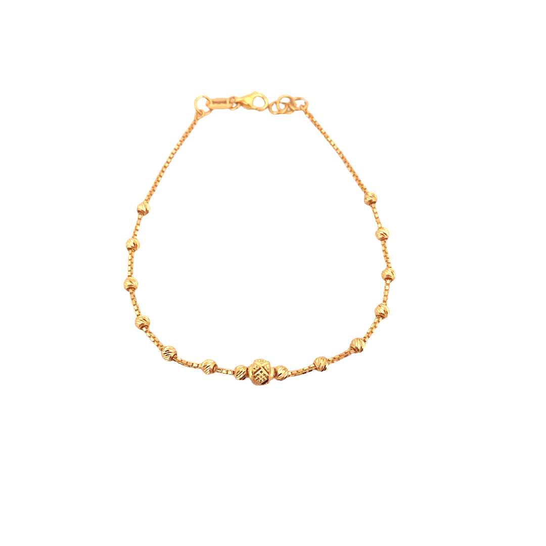 22K Gold Designer Ladies Bracelet
