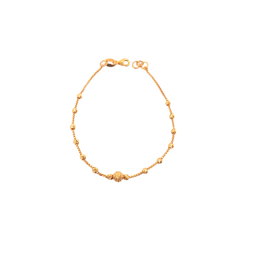 22K Gold Designer Ladies Bracelet