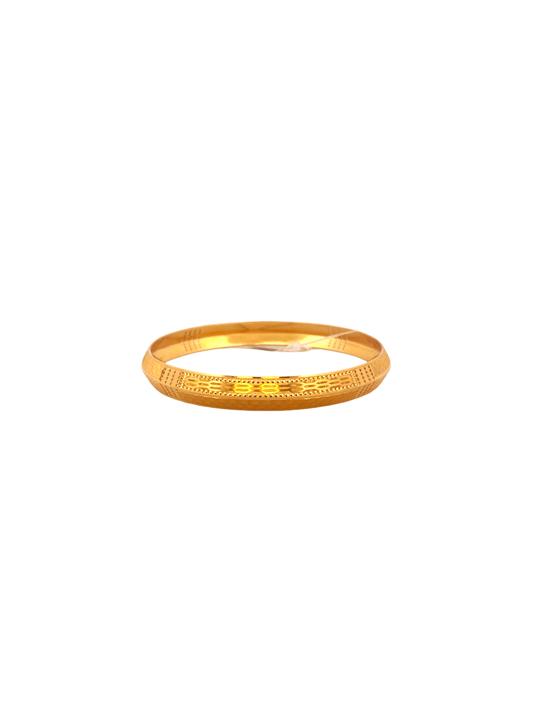 22K Gold Designer Men's Kara