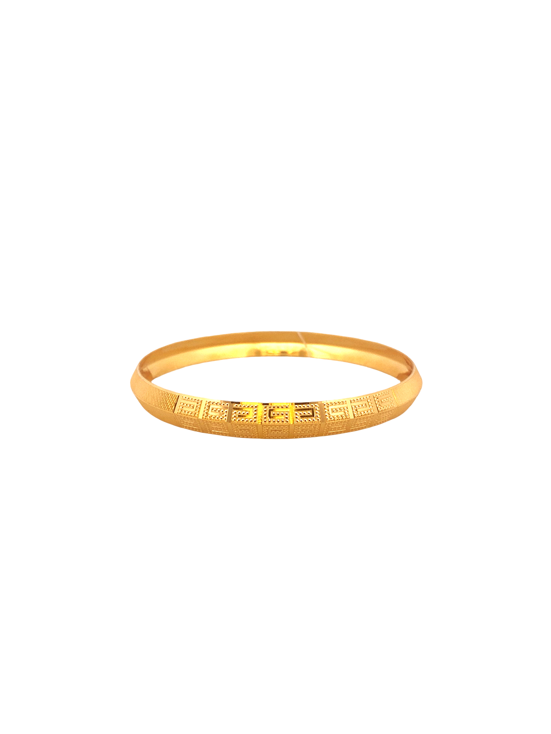22K Gold Designer Men's Kara