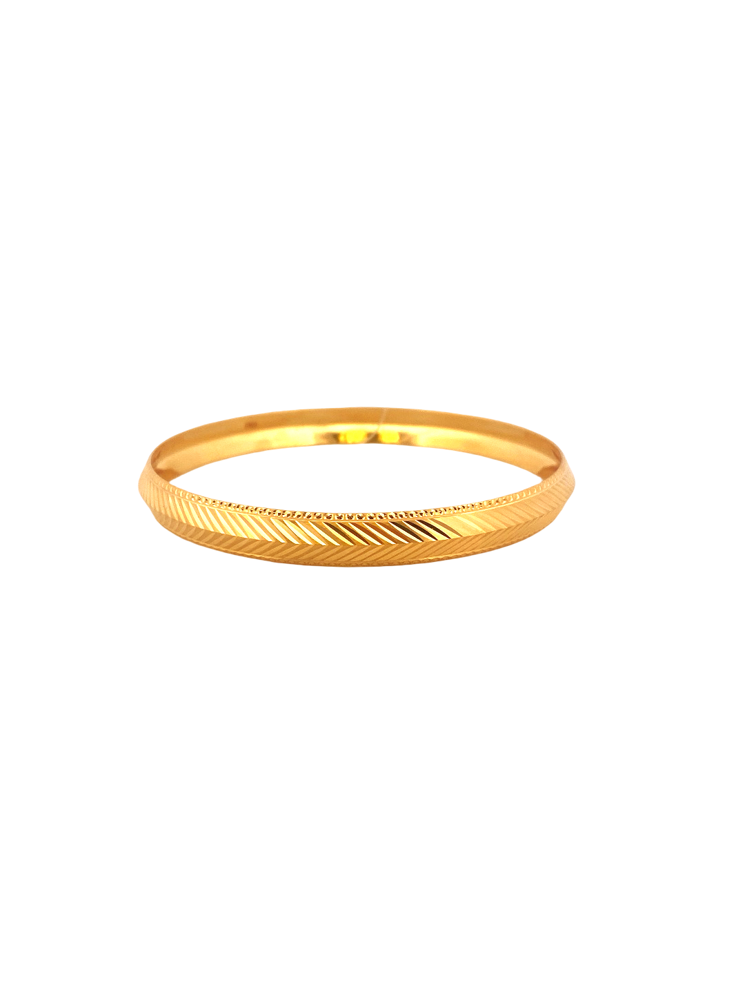 22K Gold Designer Men's Kara