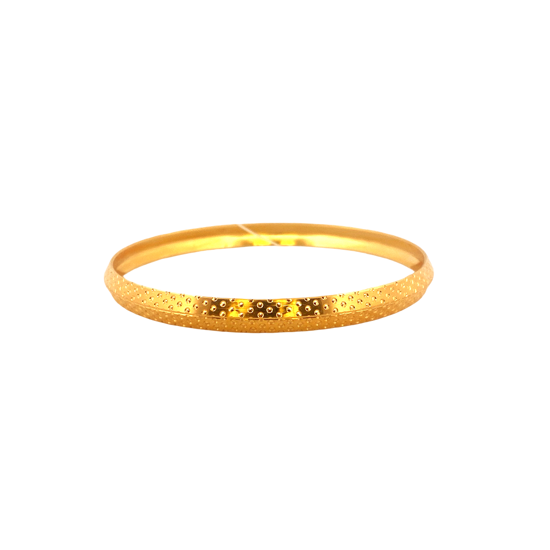 22K Gold Designer Men's Kara