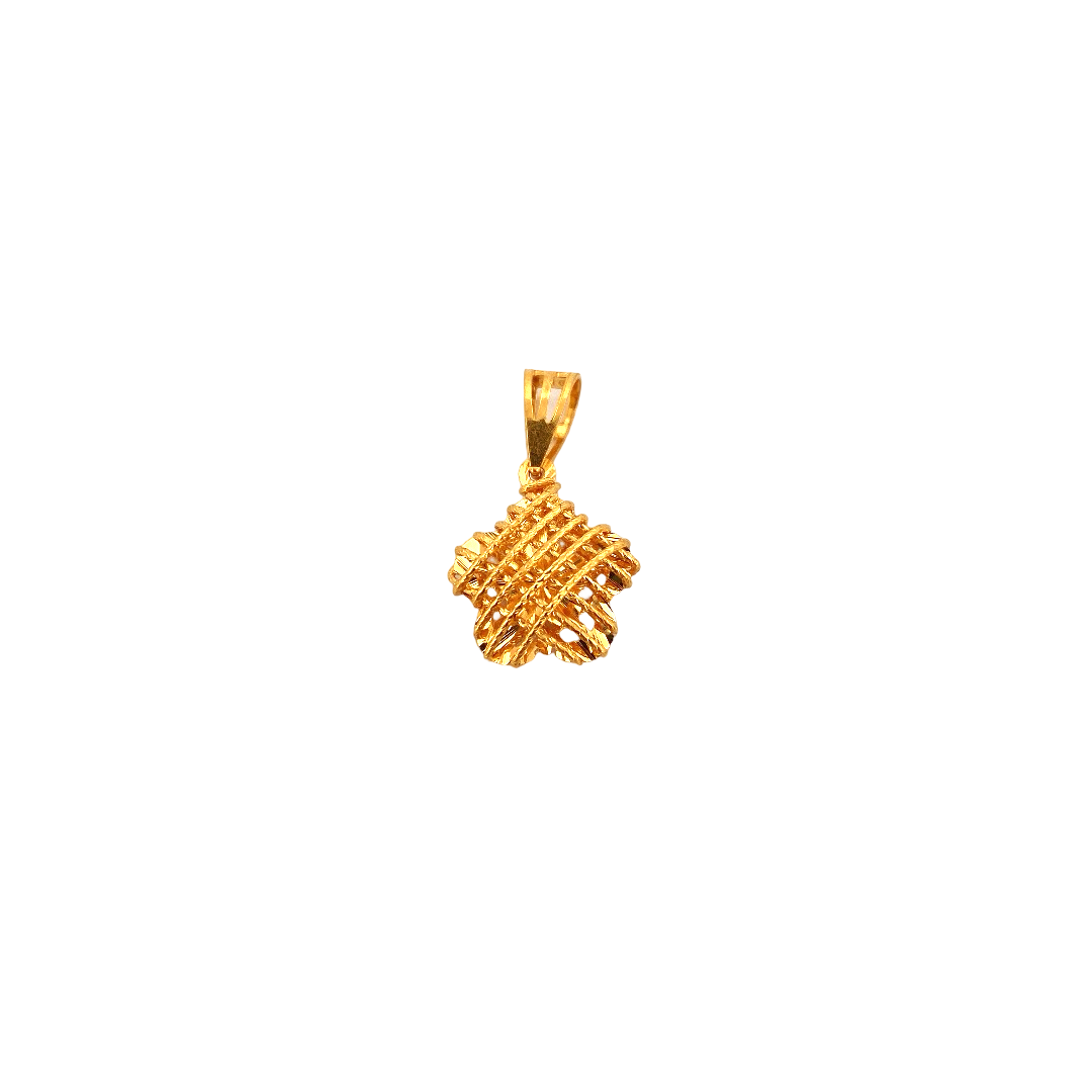 22K Gold Designer Pendant