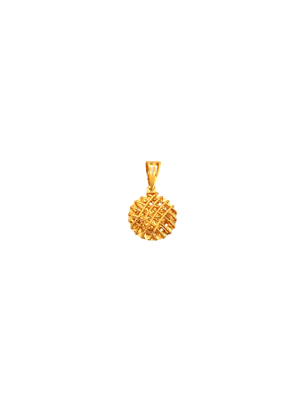 22K Gold Designer Pendant