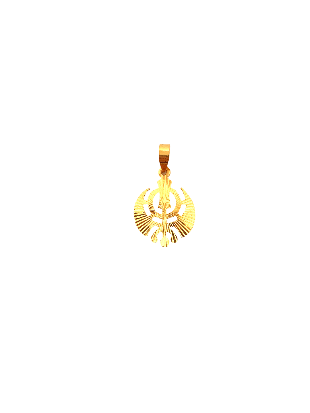 22K Gold Khanda Designer Pendant