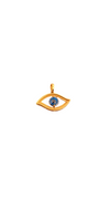 22K Gold Evil Eye Designer Pendant