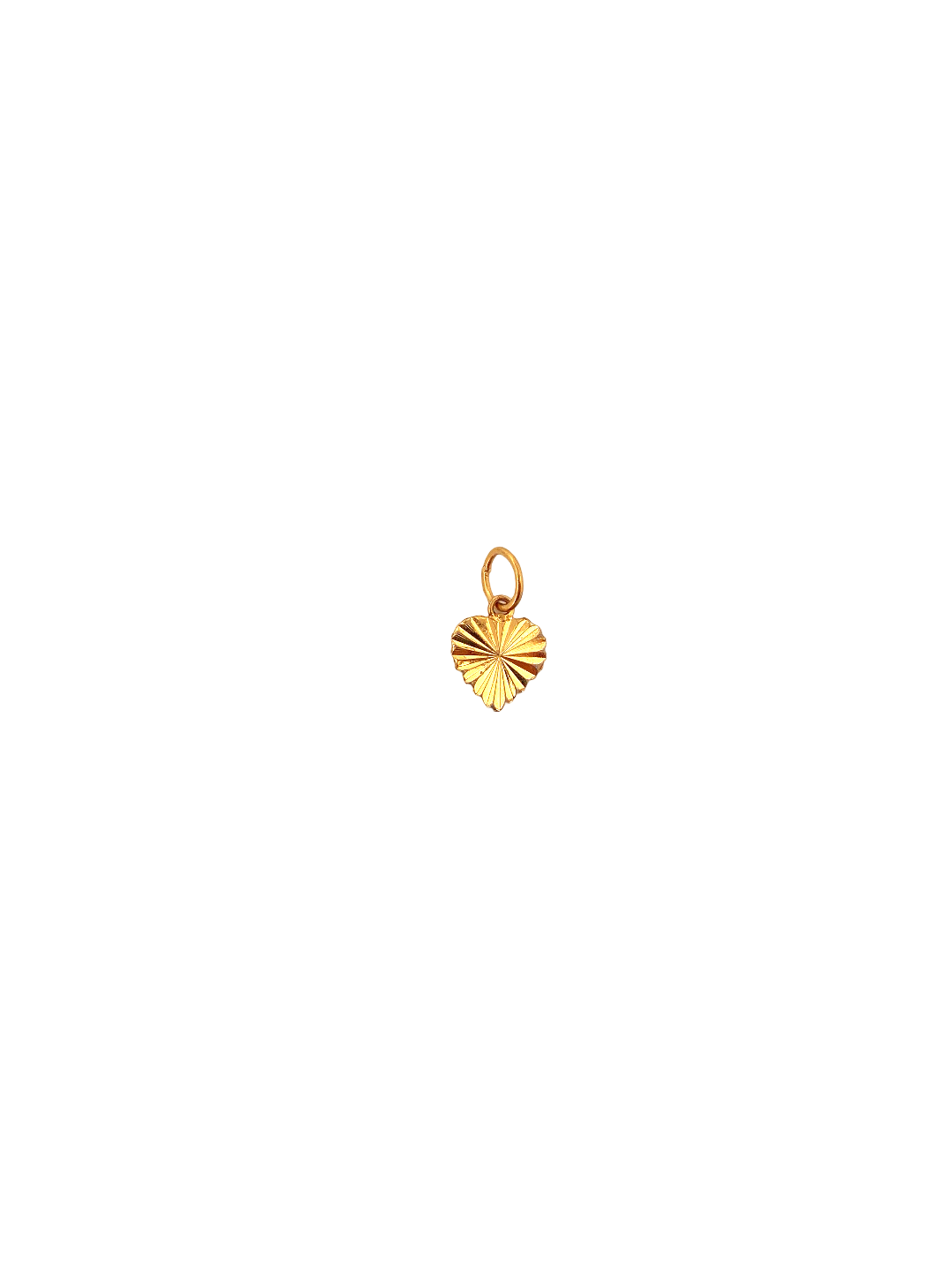 22K Gold Heart Designer Pendant