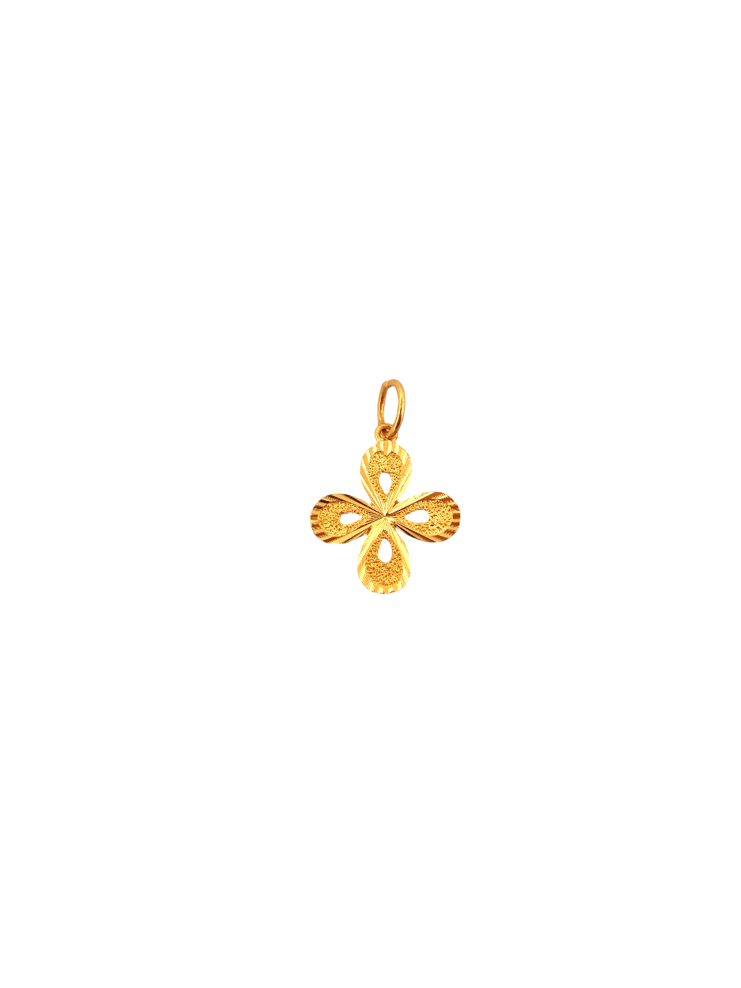 22K Gold Flower Designer Pendant