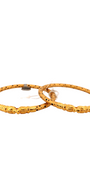 22K Gold Designer 2 Pieces Set Of Ladies Bangles