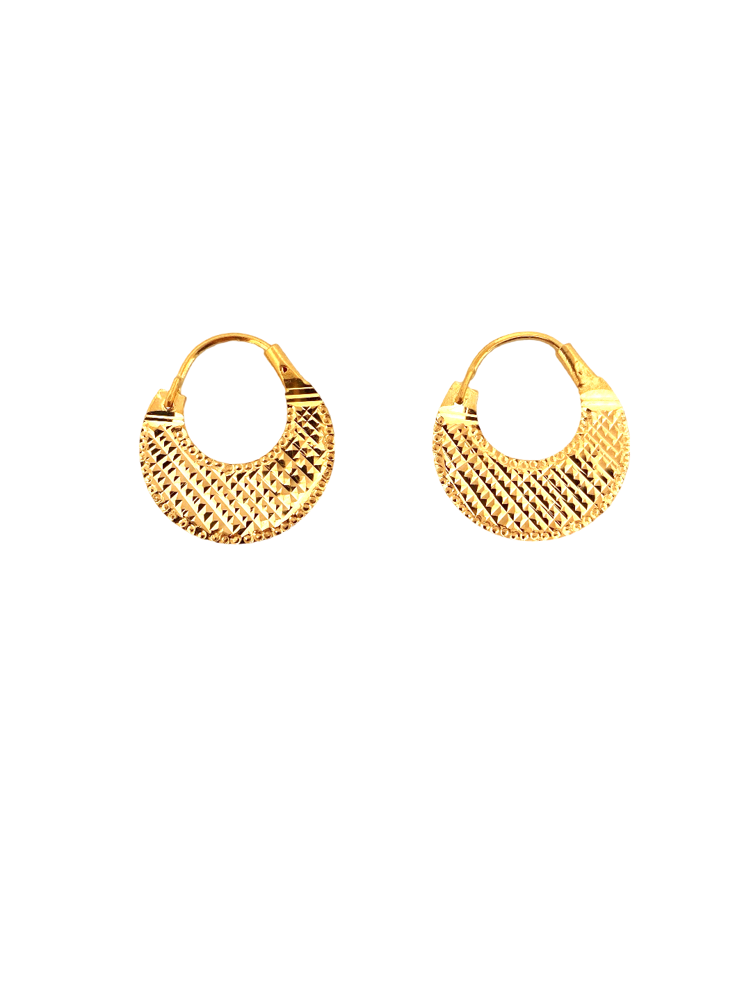 22K Gold Designer Men's Nattiyan Earrings