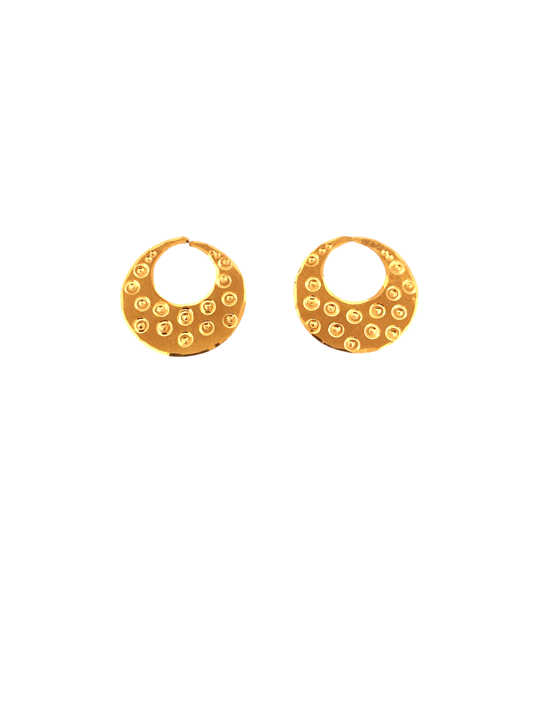 22K Gold Designer Men's Nattiyan Earrings