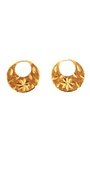 22K Gold Designer Men's Nattiyan Earrings