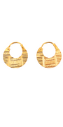 22K Gold Designer Men's Nattiyan Earrings