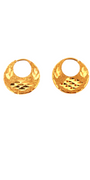 22K Gold Designer Men's Nattiyan Earrings