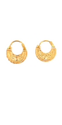 22K Gold Designer Men's Nattiyan Earrings