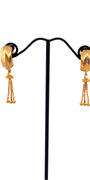 22K Gold Designer Hanging Earrings