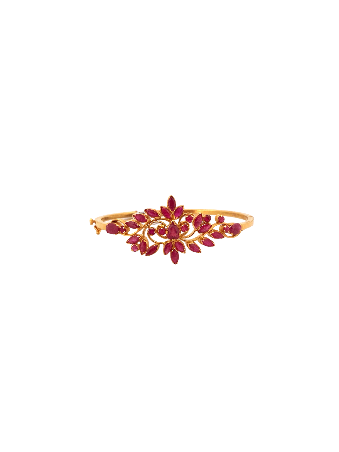 22K Gold Designer Single Bangle