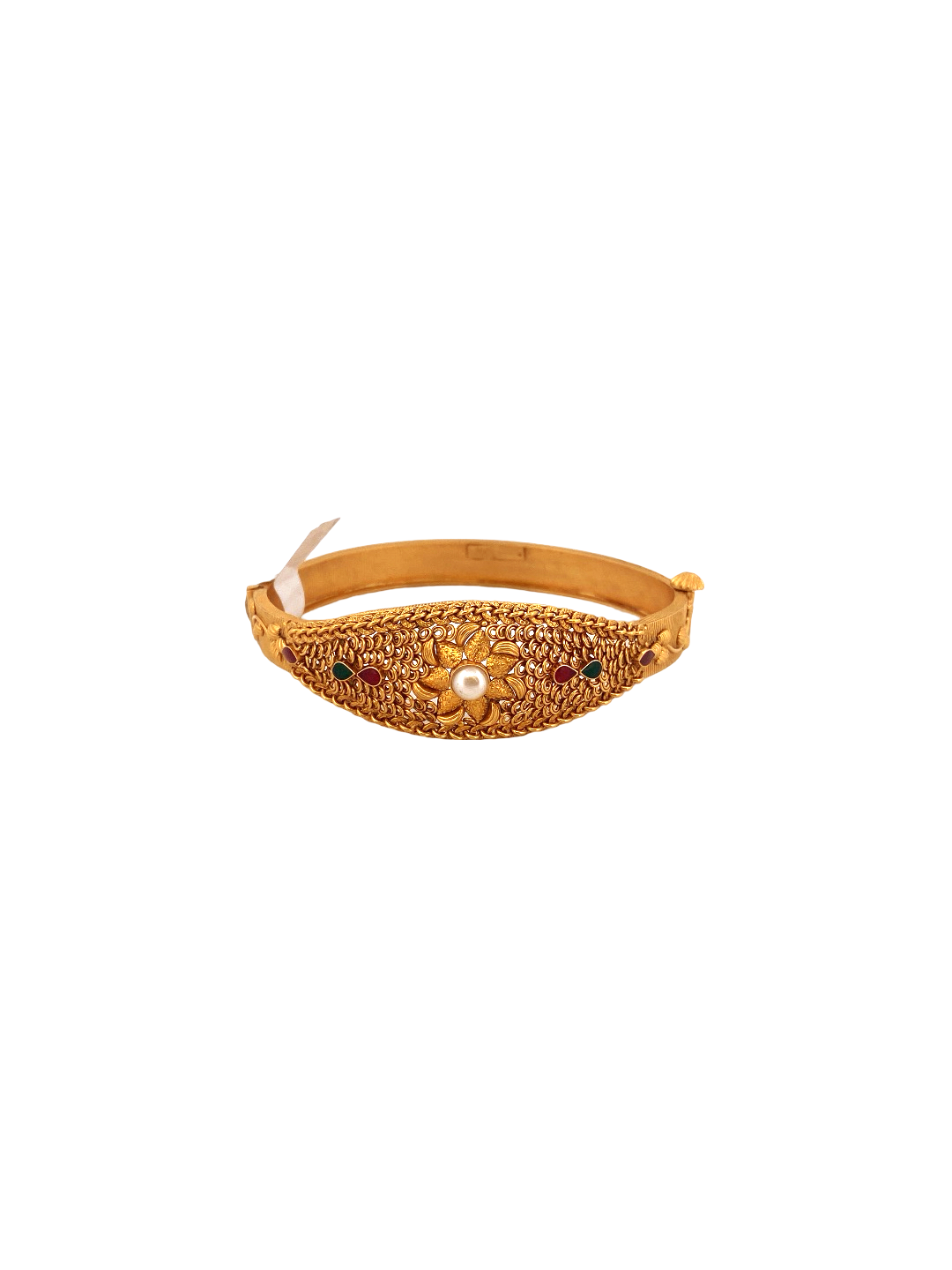22K Gold Antique Designer Single Bangle