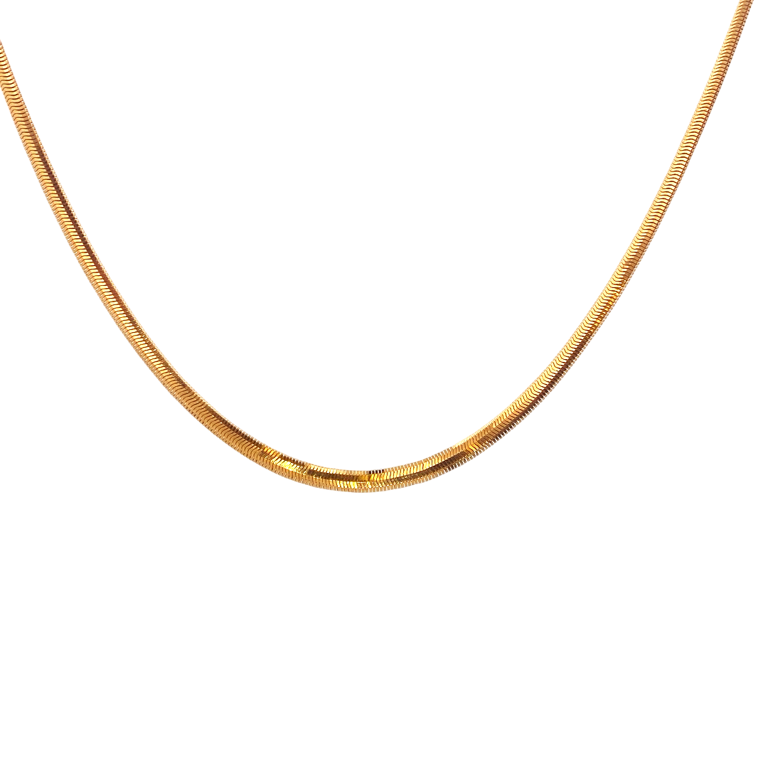 22K Gold Designer Snake Chain