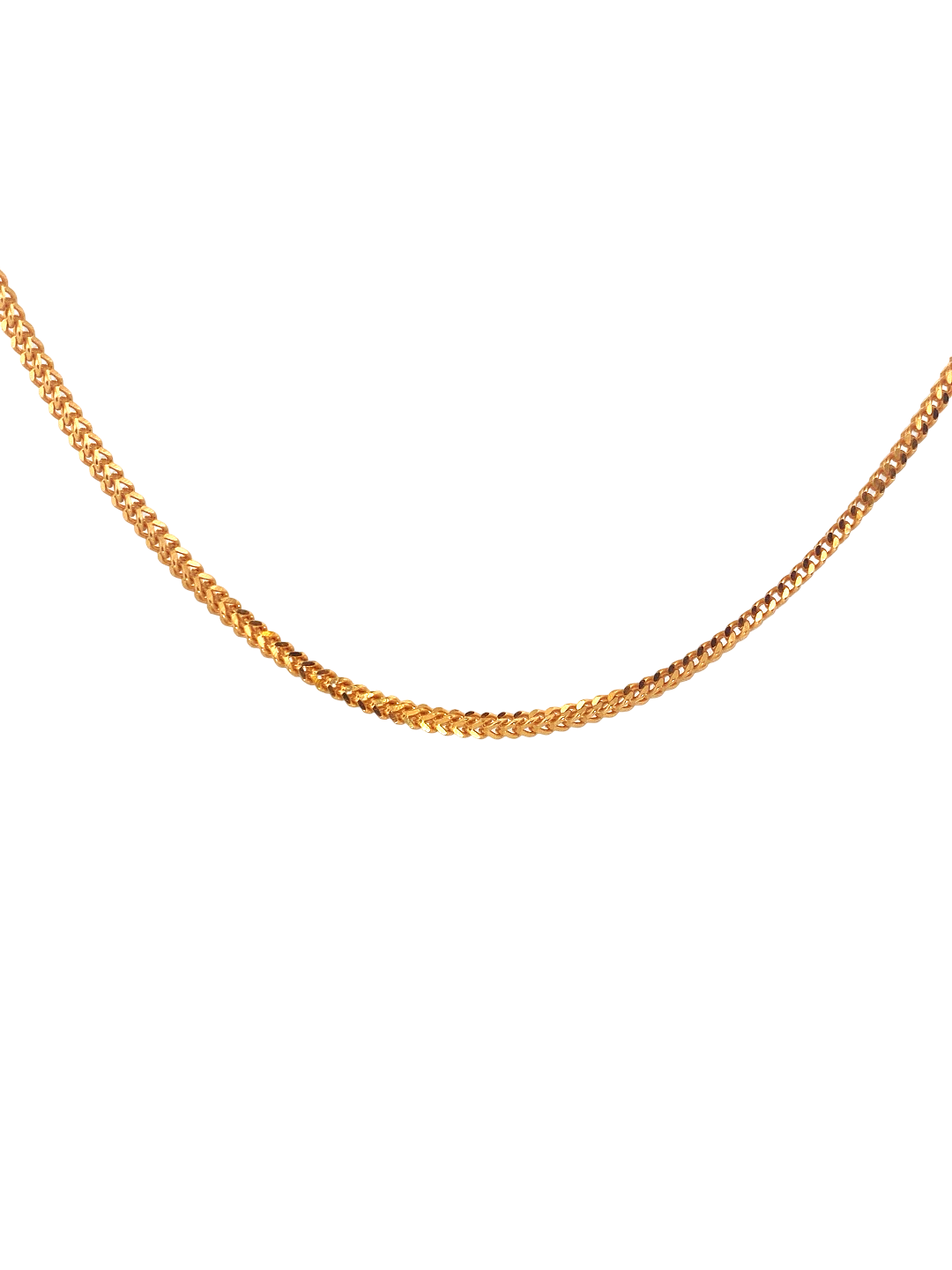 22K Gold Designer Franco Chain