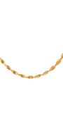 22K Gold Designer Bead Chain