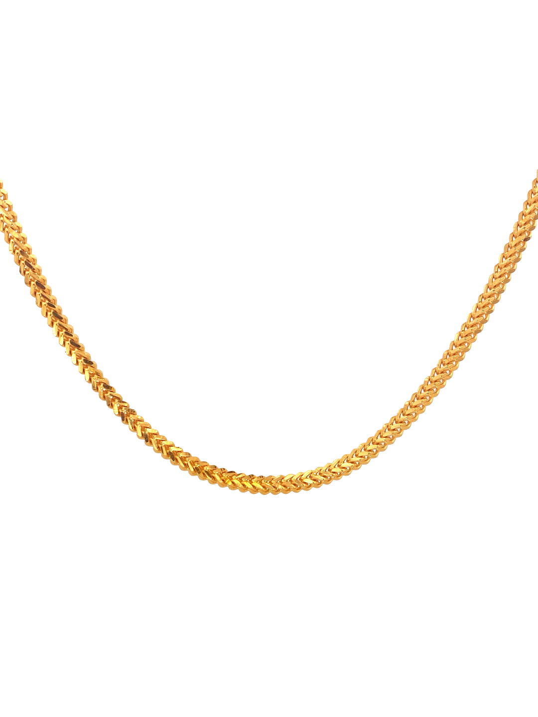 22K Gold Designer Franco Chain