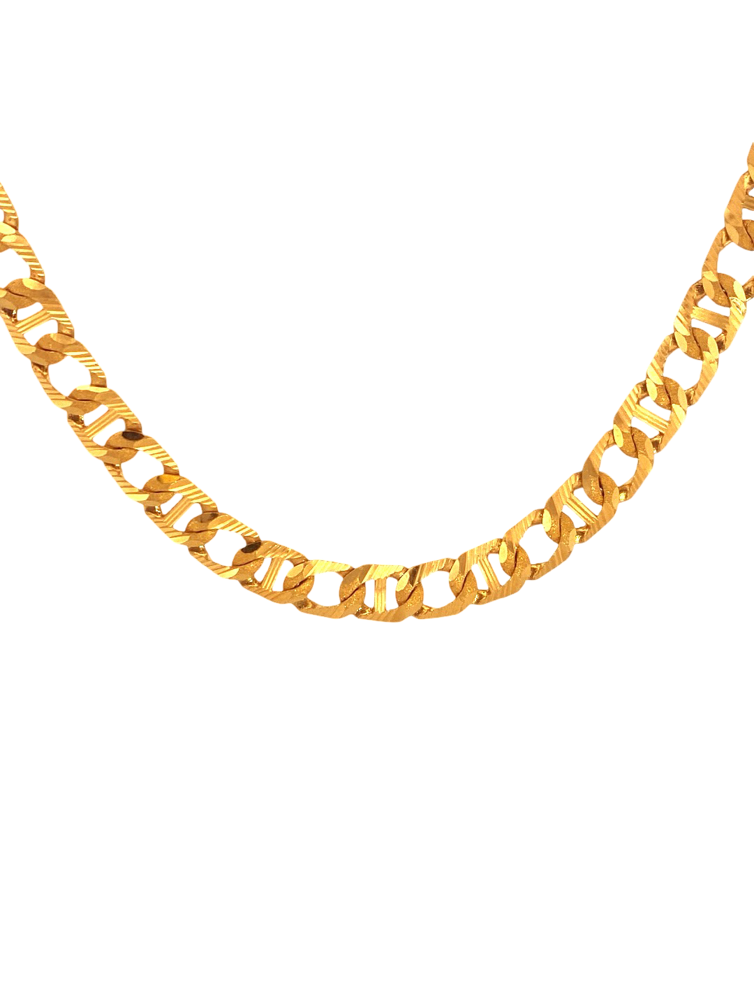 22K Gold Designer Link Chain