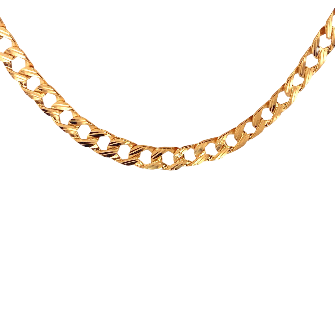 22K Gold Designer Link Chain