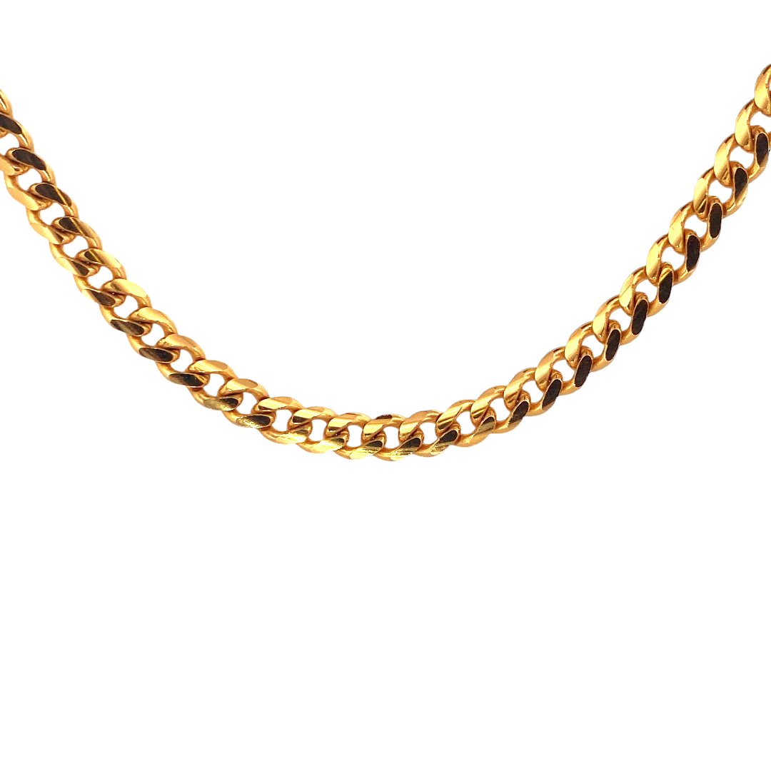 22K Gold Designer Link Chain